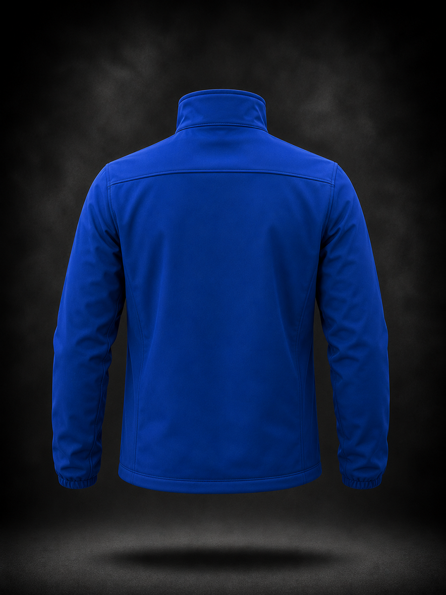 1 Colour Soft Shell Jackets back view
