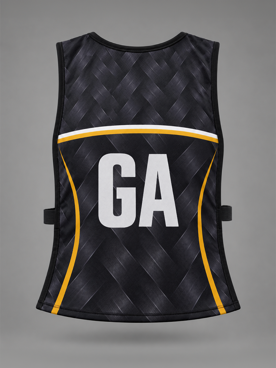 Netball Bibs back view